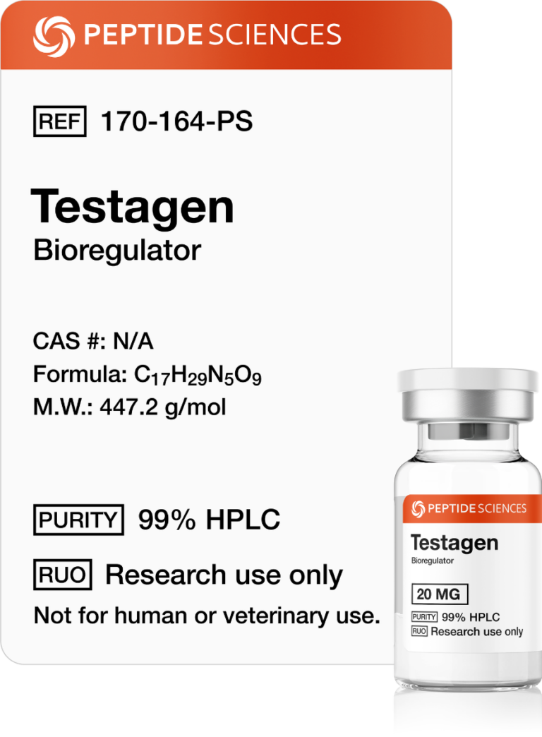 Buy Testagen Bioregulator Peptide 20mg Europe